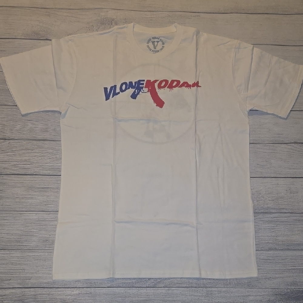 VLONE x Kodak Black Men's Short Sleeve T-Shirt White Size XL NWOT